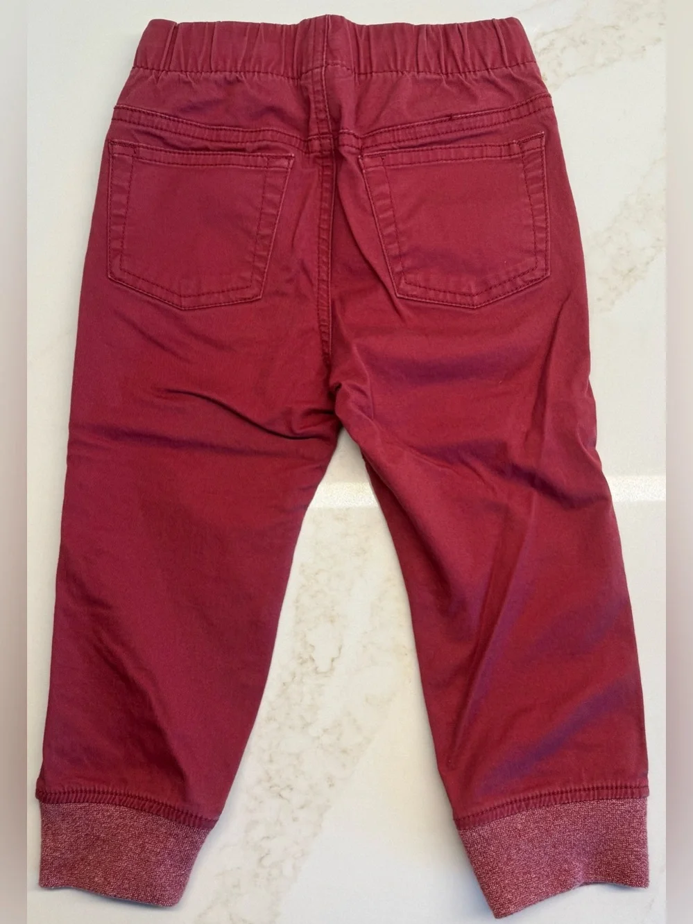 Cat & Jack 2T Jogger Pants Bundle of 3 | Navy Burgundy Camo | Toddler Boys